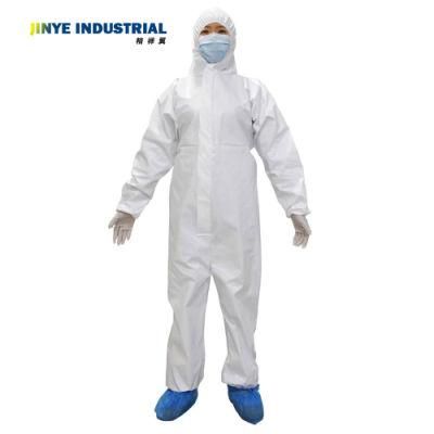 Disposable Non-Woven PP Protective Coveralls Farming Paint Cuff Waist Chemical Resistant Workwear