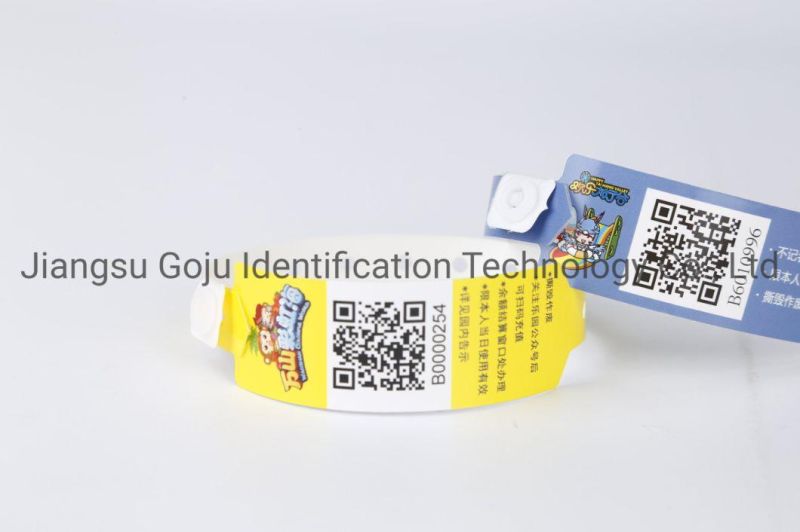 Barcode Wristbands Plastic Wristbands Event Bracelet