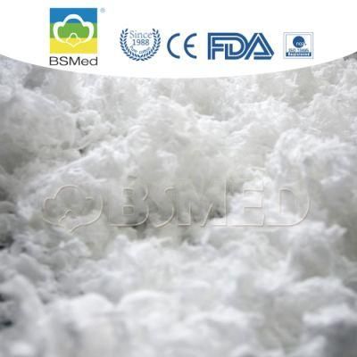 FDA ISO Medical Supply Products Absorbent Bleached Cotton Raw Material