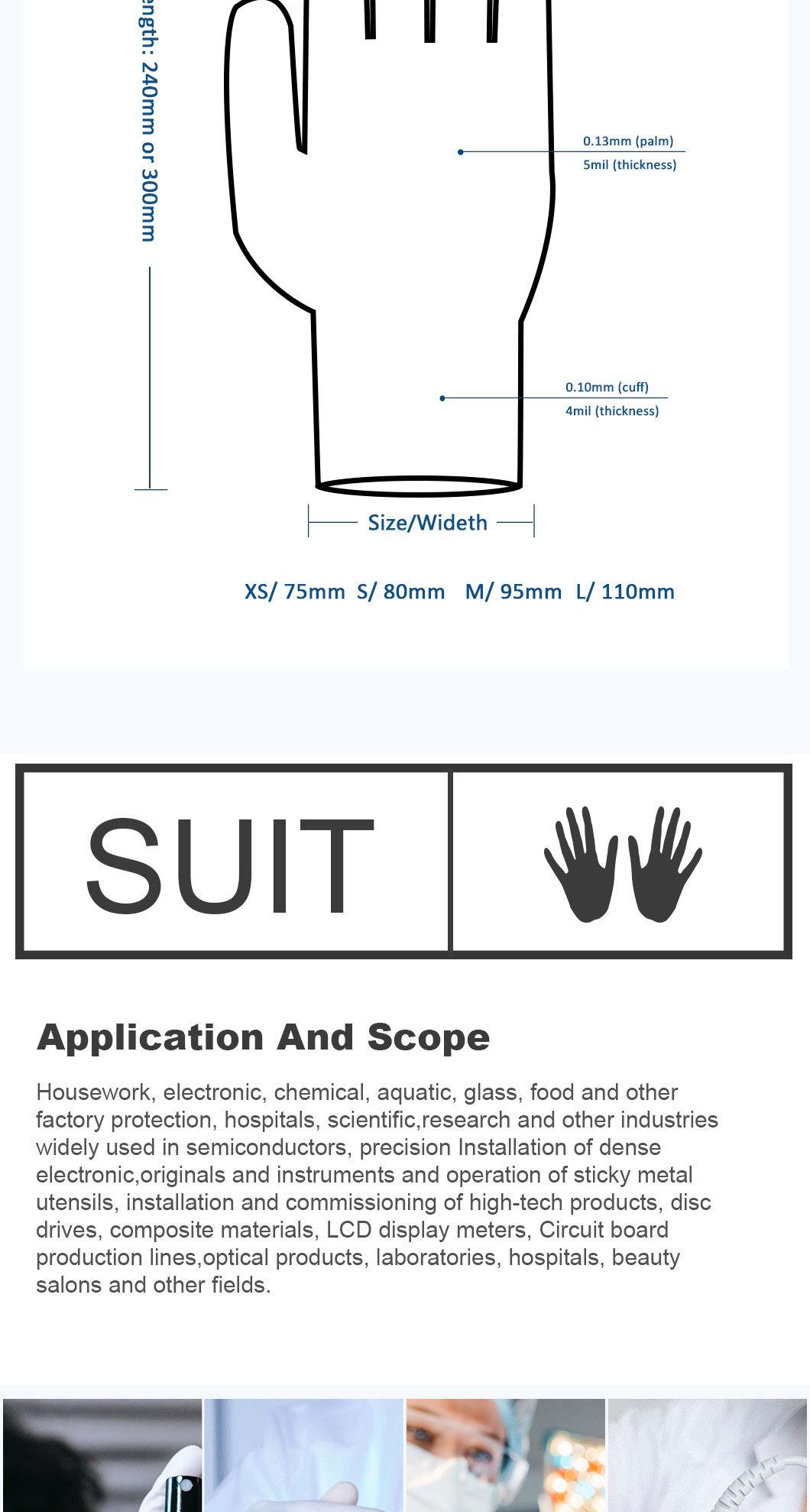 High Quality Disposable Medical Gloves Latex Gloves Manufacturer