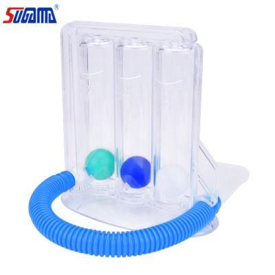 Personal Use Portable Lung Function Three Balls Breathing Exerciser with 3 Balls