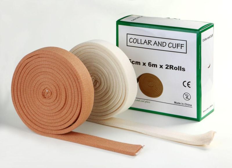 Disposable Medical Factory Hot Sale Sling Bandage White or Skin Color Collar and Cuff
