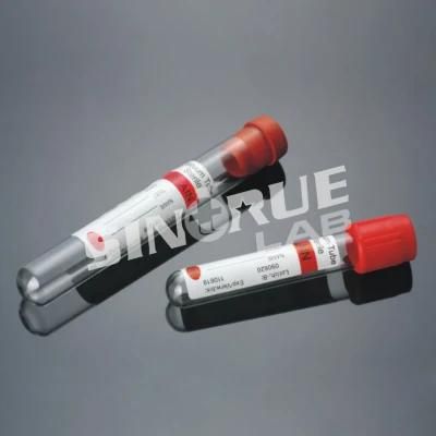 PP Red Cap Plain Tube Non-Vacuumed Blood Collection Tube