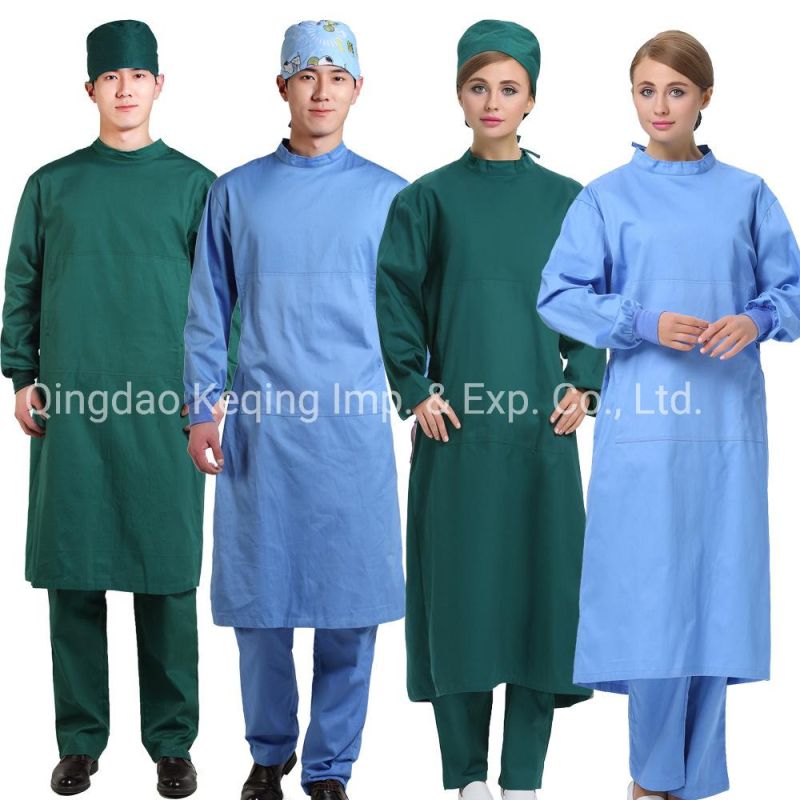 Wholesale Disposable Surgical Reusable Paint Coverall Isolation PE Gowns Tga CE FDA