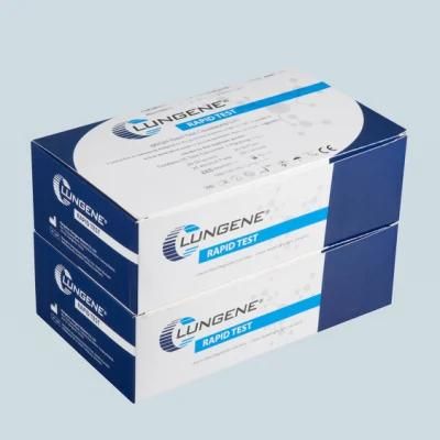 Lungene Disposable Antigen Test Cassette Test Kit Layman Used