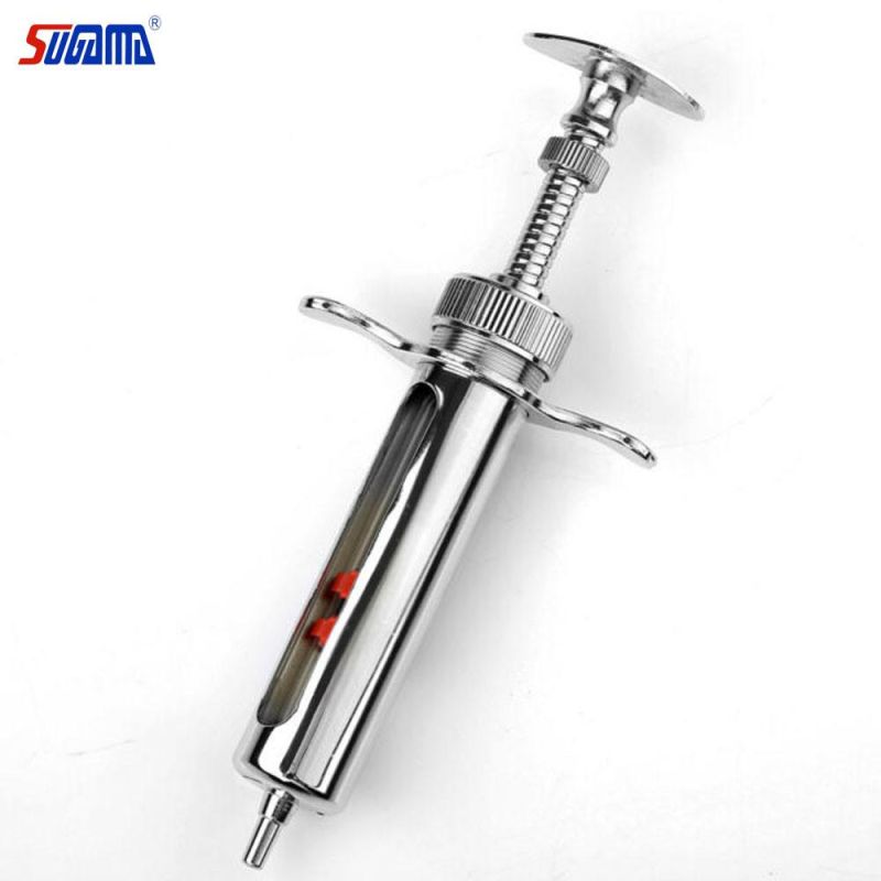 Pistol Veterinary Steel Oral Paste Injection Syringe
