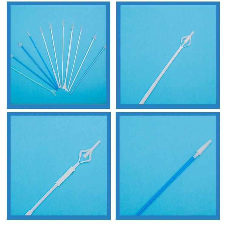 Hot Sale Disposable Sterile Gynaecology Surgical Cervical Brush Plastic and Nylon