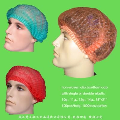 Disposable Clip Bouffant Cap