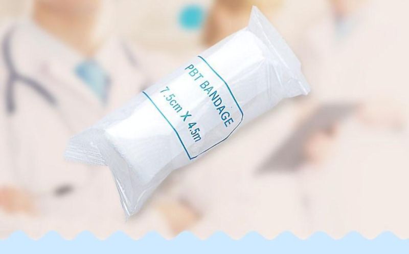 Medical Wound Treatment Emergency Elastic Conforming PBT Bandage with TUV Rheinland CE FDA Certified
