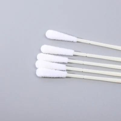 Disposable Sterile Flocked Sampling Oral Mouth Buccal Cell Swab Sticks Individually Wrapped 15cm/3cm Breakpoint