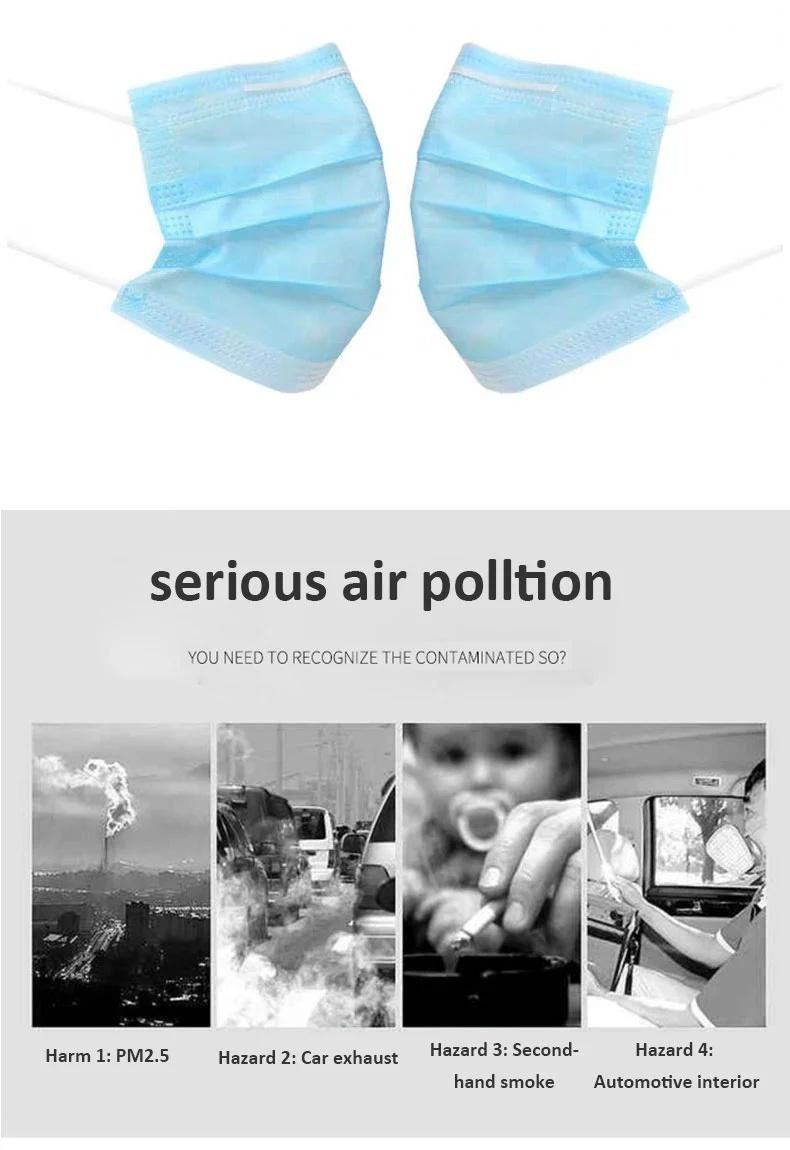 Medical Surgical Disposable Masks 3-Layer Spraymelt Cloth Protective Sterile Masks
