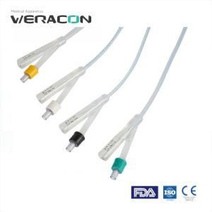100% Silicone 2-Way Balloon Urine Catheter