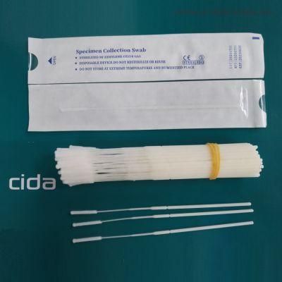 Medical Sterilized Nylon Flocking Collection Swab for Hospital Lab Sampling