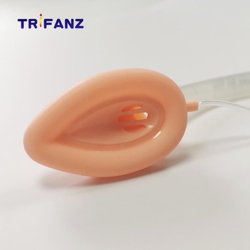 Disposable Medical Silicone Laryngeal Mask Airway with Aperture Bars
