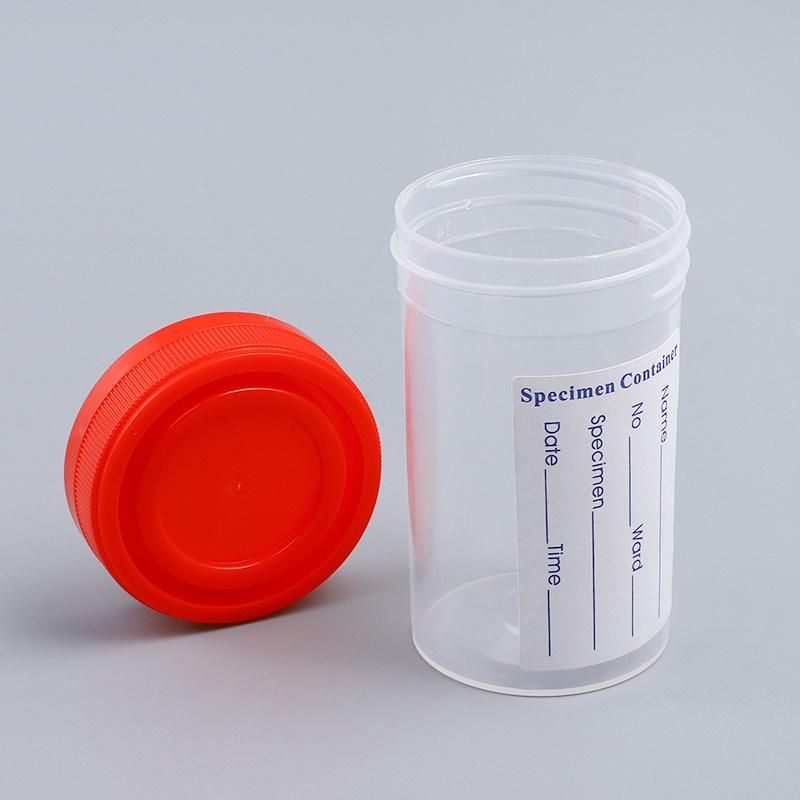 In Stock Disposable Funnel Plastic Medical Urine Container Specimen