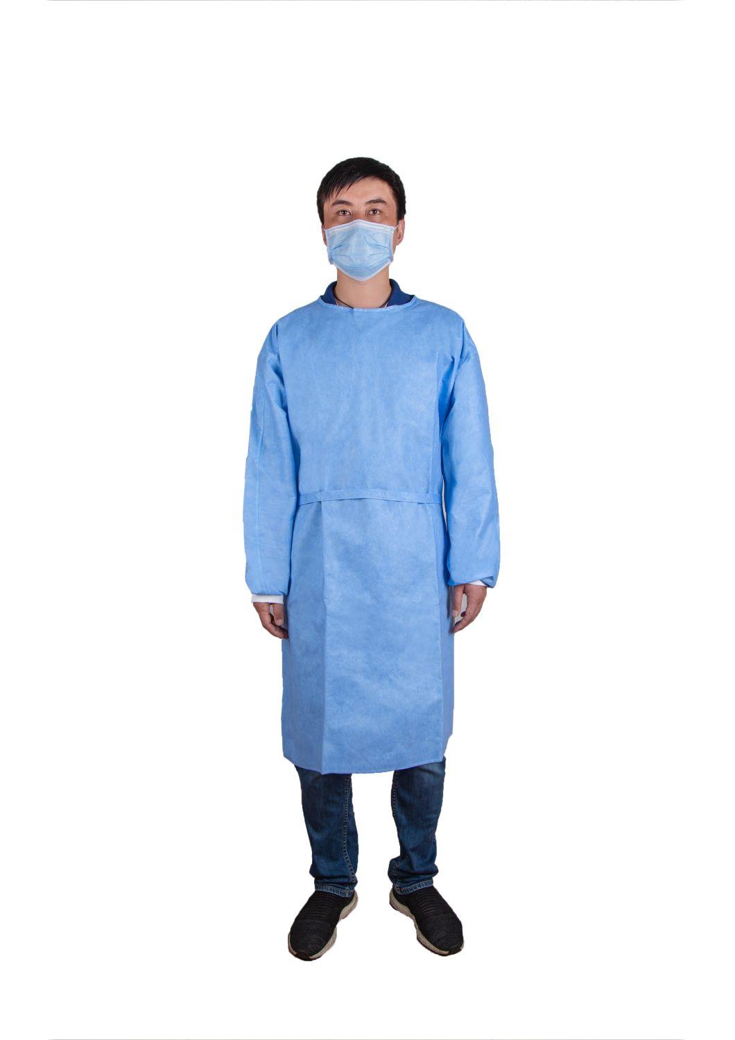 AAMI Level 3 Non-Woven Surgical Gown with Test Report