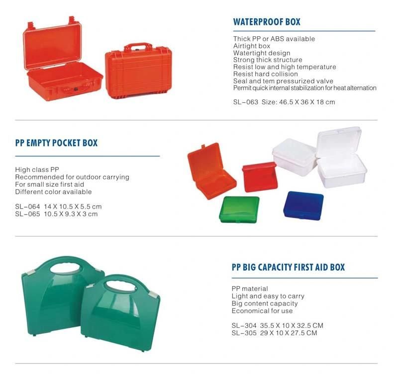 Medical Equipment Fist Aid Plastic Case for Ambulances Rescue Emergency Kit Medical Device Ce ISO FDA