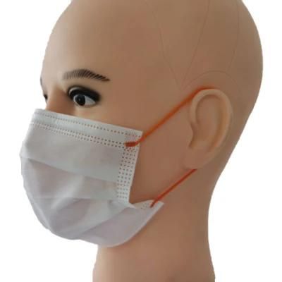 White Disposable Multi Color Elastic Earloop Face Mask