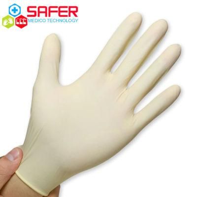 Non Sterile Disposable Gloves Latex Powder Free CE&ISO