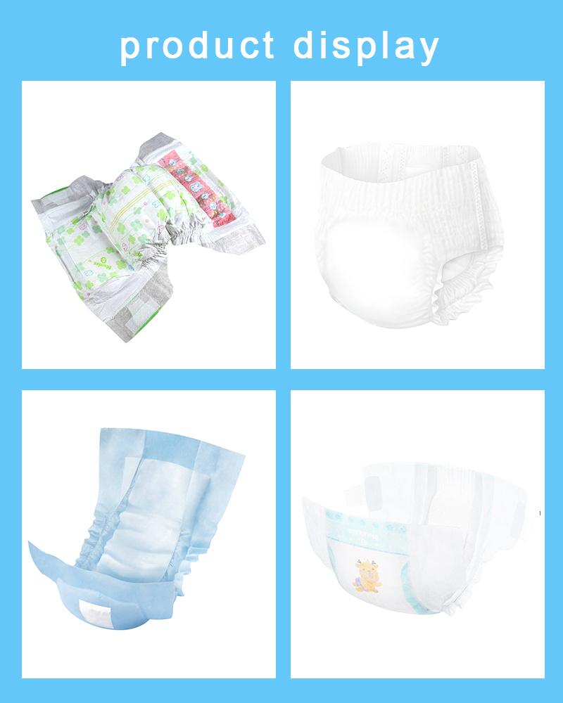 Non Woven Fluff Pulp Disposable Adult Diapers
