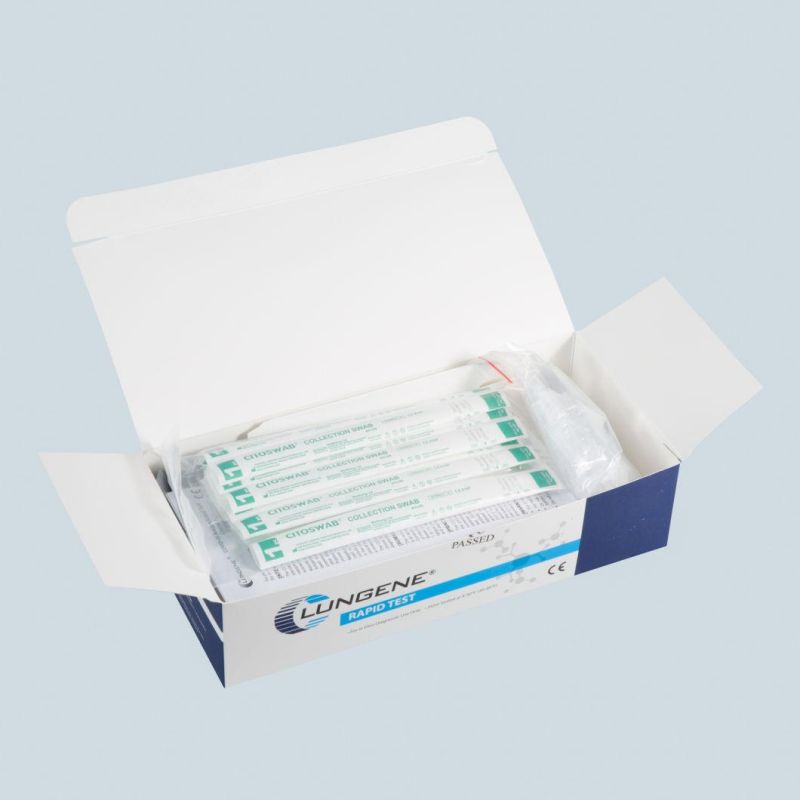 Lungene Disposable Antigen Test Cassette Test Kit Layman Used