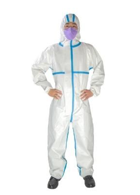 Protective Clothing Disposable Coverall Non-Woven Labor Protective Clothing Suit