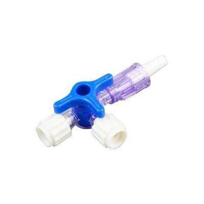 Three Way Stopcock with Male Lock Adapter CE &amp; ISO Certificated