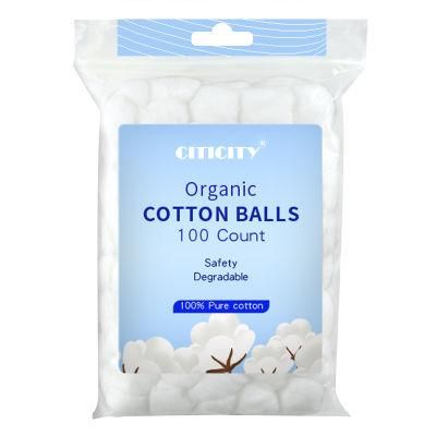 Medical Disposable Absorbent Wound Dressing White Cotton Wool Ball