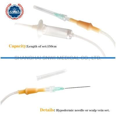 Disposable Medical Infusion Set IV Set with/Without Needle CE FDA