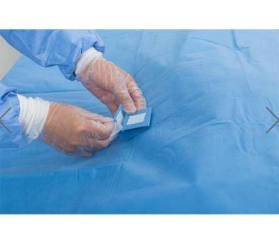 Medical Supply Nonwoven Absorbent Disposable Craniotomy Drape Consumable Surgical Drape