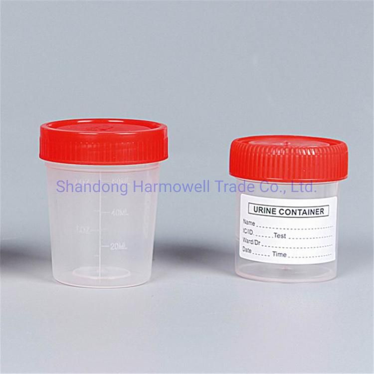 Medical Supply Disposable Urine Container with Temperature Strip