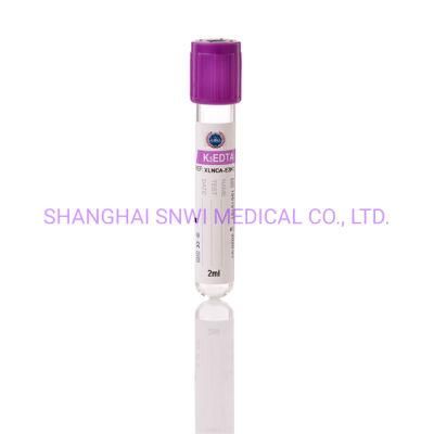 Medical Disposable Products Glass or Pet EDTA K2 K3 Plain Gel&Clot Heparin ESR Vacuum or Non-Vacuum Blood Collection Test Tube