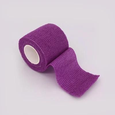 Customized Tesco Chain Stores Certified Supplier Non-Woven Elastic Cohesive Sport Bandage with TUV Rheinland CE FDA Certified