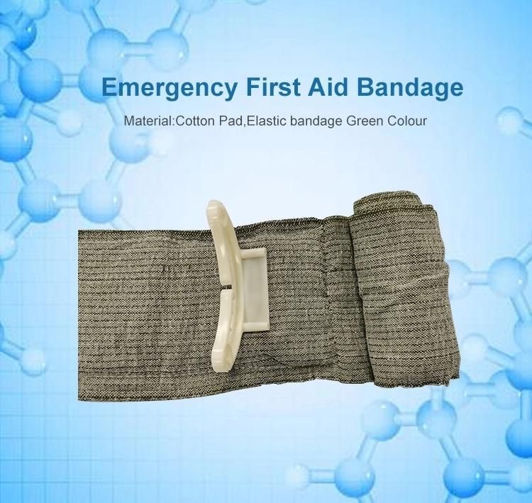 Mdr CE Approved Military Tactical Trauma Emergency Dressing Combat Compression Elastic Bandage Quick Clot Israeli Dressing Bandage