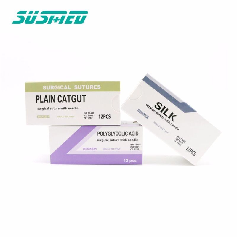 China Manufacture Medical Polyester Sutures Surgical
