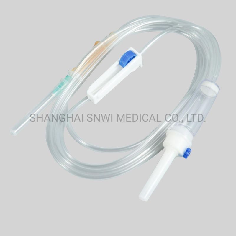 Non-Toxic Pyrogen Free Non-Sterile Medical Infusion Set Sterile IV Set Disposable