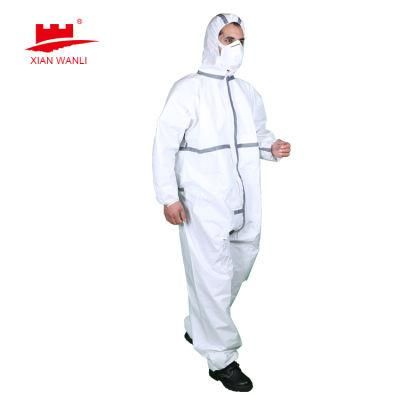 Factory Wholesale Microporous Film Protection Breathable Disposable Non Woven Coverall