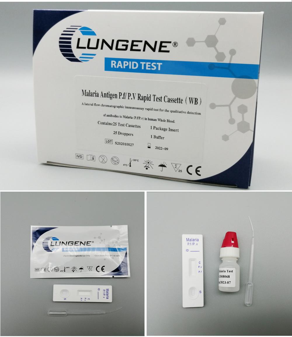 Clungene One Step Malaria P. F/ P. V Antigen Test