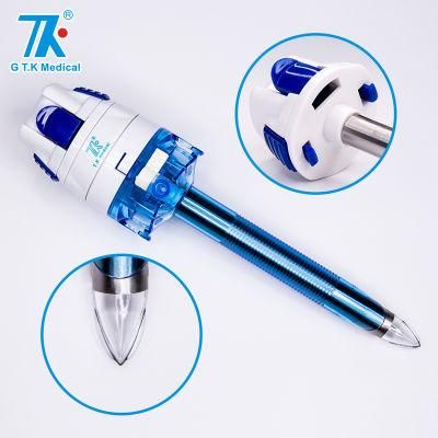 Hot Selling Transparent Blunt Tip Laparoscopic Optical Trocars Tension Pneumothorax Wide Range Sizes