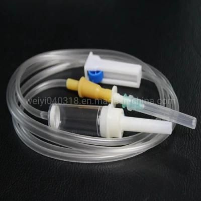 Disposable Medical Supplies Disposable Portable Infusion Set Device Burette Medical Infusion Set