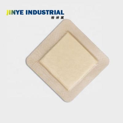 Adhesive Silicone Bordered Foam Wound Dressing Pads- Trauma Bandaging