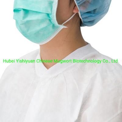 Cheap Non Woven Adult Disposable Lab Coat Gown
