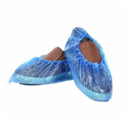 Custom Wholesale Thicken Disposable PE/CPE Shoe Covers with All Round Elastic Rubber