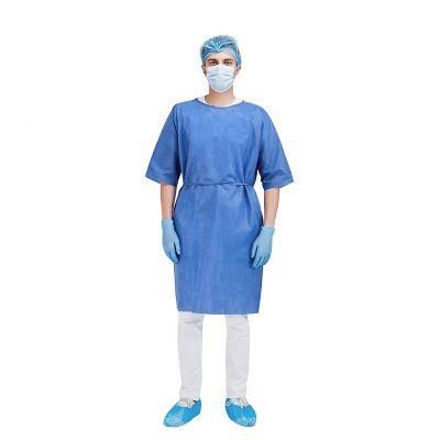 Disposable Non-Woven PP Isolation Gown PP Lab Coat PP Patient Gown
