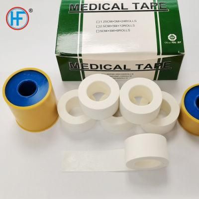Mdr CE Approved Medical Surgical Highly Breathable Zinc Oxide Tape Gentle to The Skin