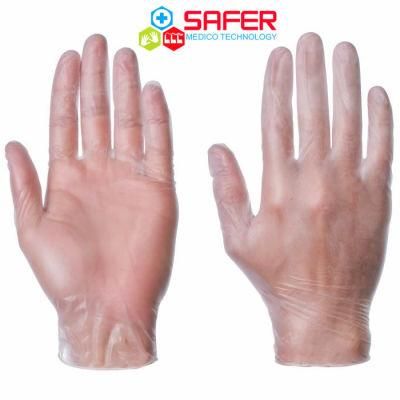 Clear Vinyl Gloves with Powder Free Touch Screen