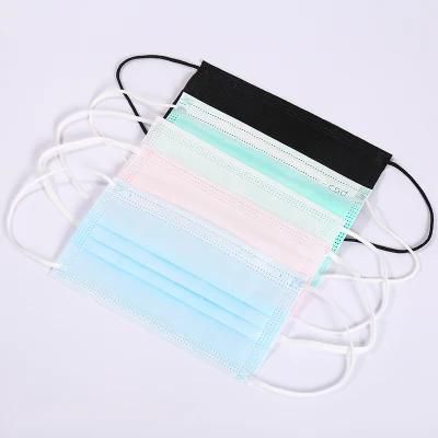 Disposable Medical Use Different Color 3ply Nonwoven Face Mask
