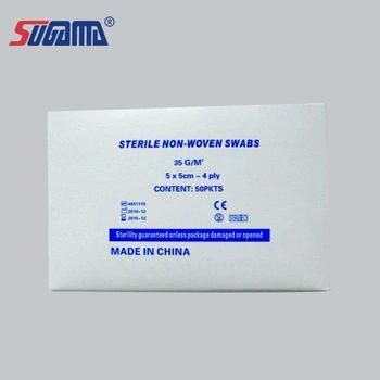 Surgical White Color Non Sterile 8 Ply 10X10cm Medical Non Woven Swabs