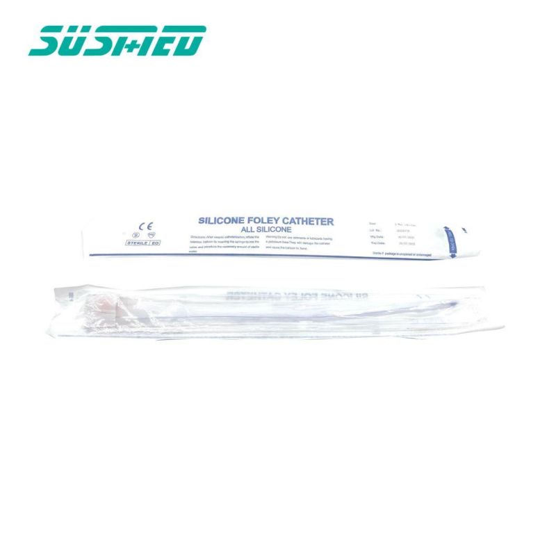 Medical Disposable Sterile 3 Way Standard Silicone Foley Catheter