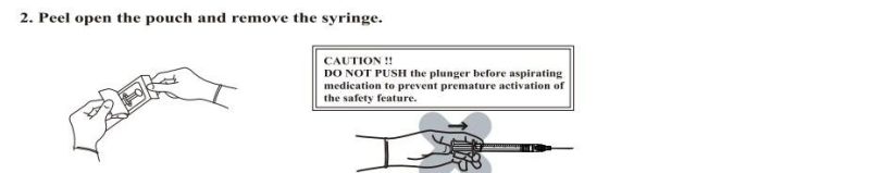 CE/FDA Approved Medical Supply Retractable Safety Syringe 0.3/0.5/1/3/5ml for Hypodermic Injection